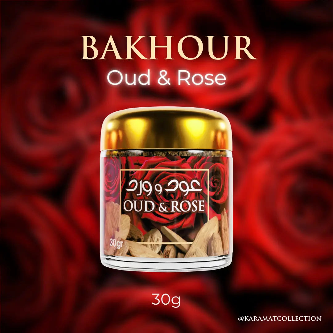 Bakhour Mabsous Rose & Oud — 30 g