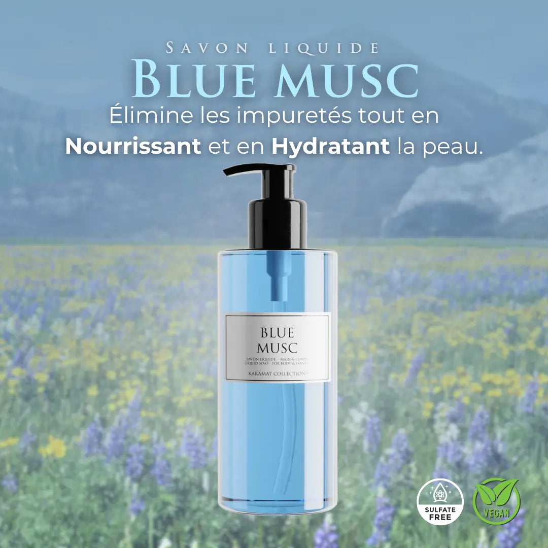 Blue Musk Savon Liquide de Luxe 300 ml