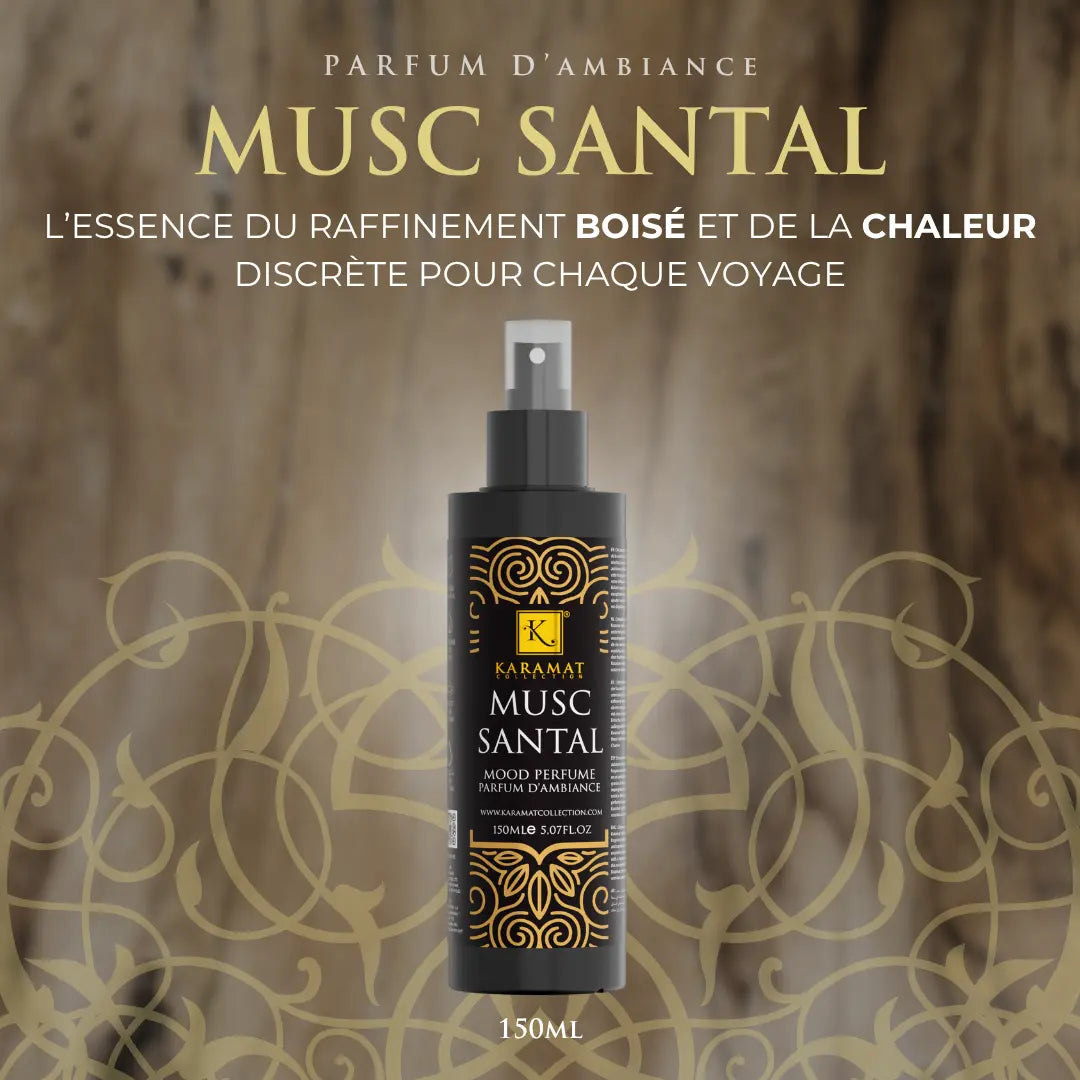 Bois de Santal Musqué – Spray D’Ambiance 150 ml
