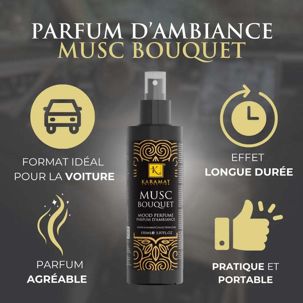 Musc Bouquet – Spray D’Ambiance 150 ml