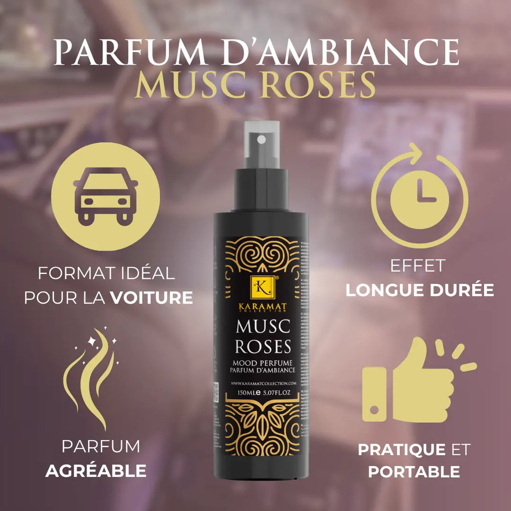 Musc Roses – Spray D’Ambiance 150 ml