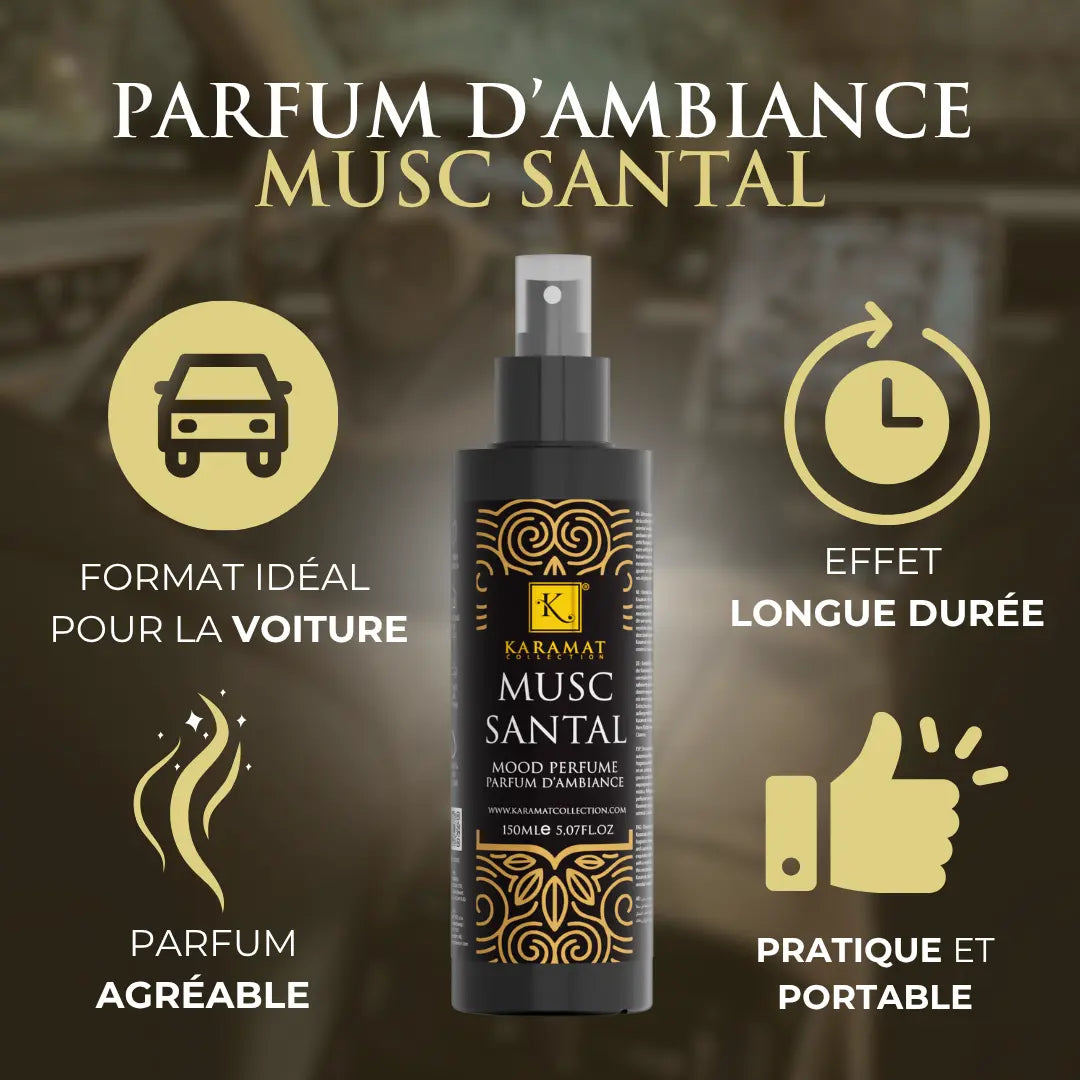 Bois de Santal Musqué – Spray D’Ambiance 150 ml