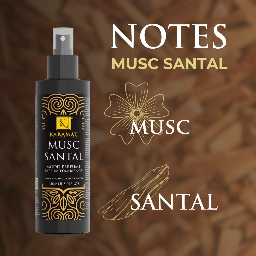 Bois de Santal Musqué – Spray D’Ambiance 150 ml