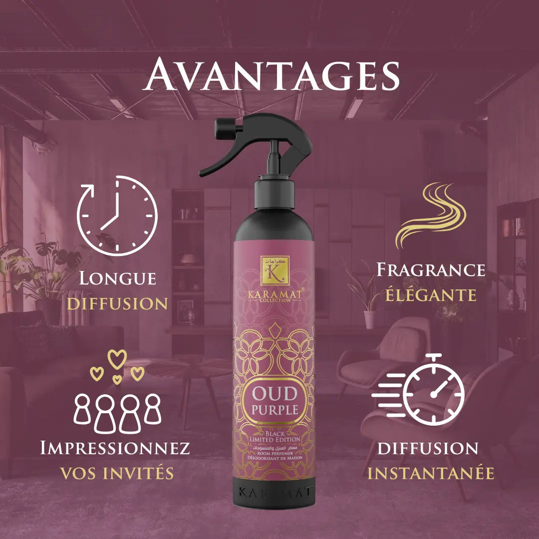Oud Purple – Parfum Pourpre d’Oud Spray 500 ml