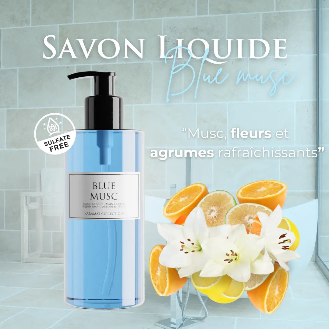 Blue Musk Savon Liquide de Luxe 300 ml
