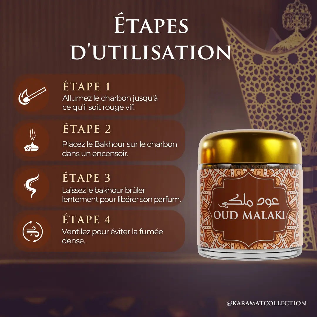 Bakhour Mabsous Oud Malaki — 30 g