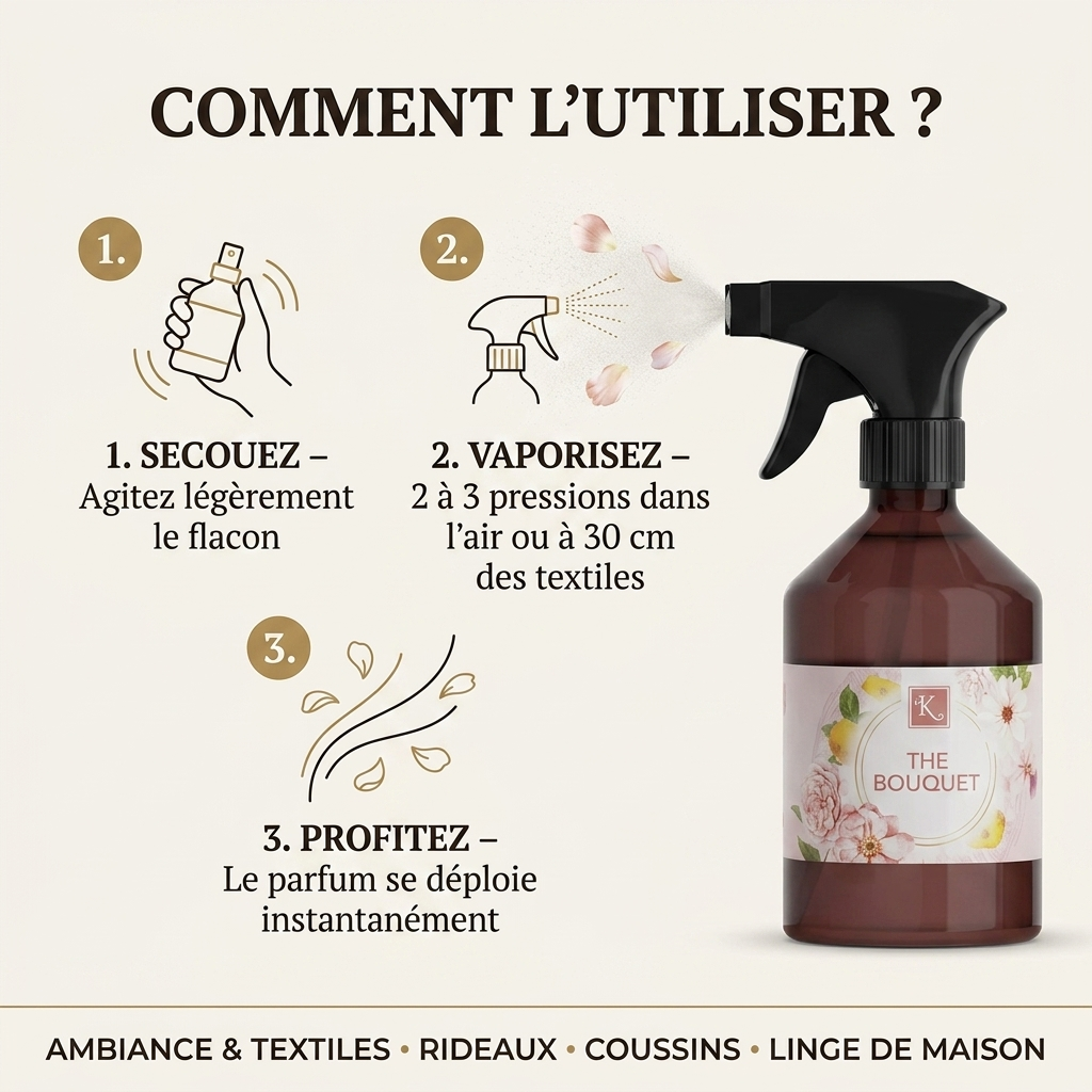 Collection Florale – Spray d'Intérieur 500 ml