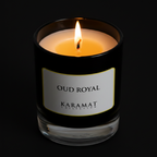 Bougie Parfumée Oud Royal – Majesté Orientale