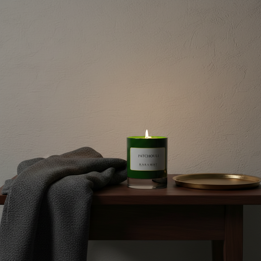 Bougie Parfumée Patchouli – Profondeur Terreuse