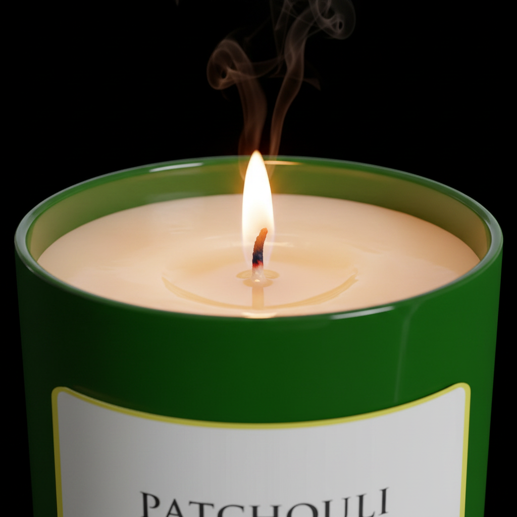 Bougie Parfumée Patchouli – Profondeur Terreuse