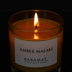 Bougie Parfumée Amber Malaki – Éclats d'Ambre
