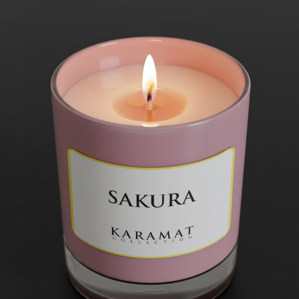 Bougie Parfumée Sakura – Floraison Printanière
