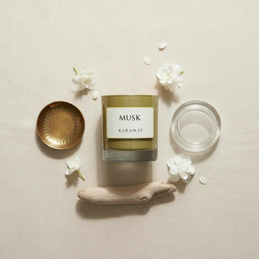 Bougie Parfumée Musc – Subtilité Musquée