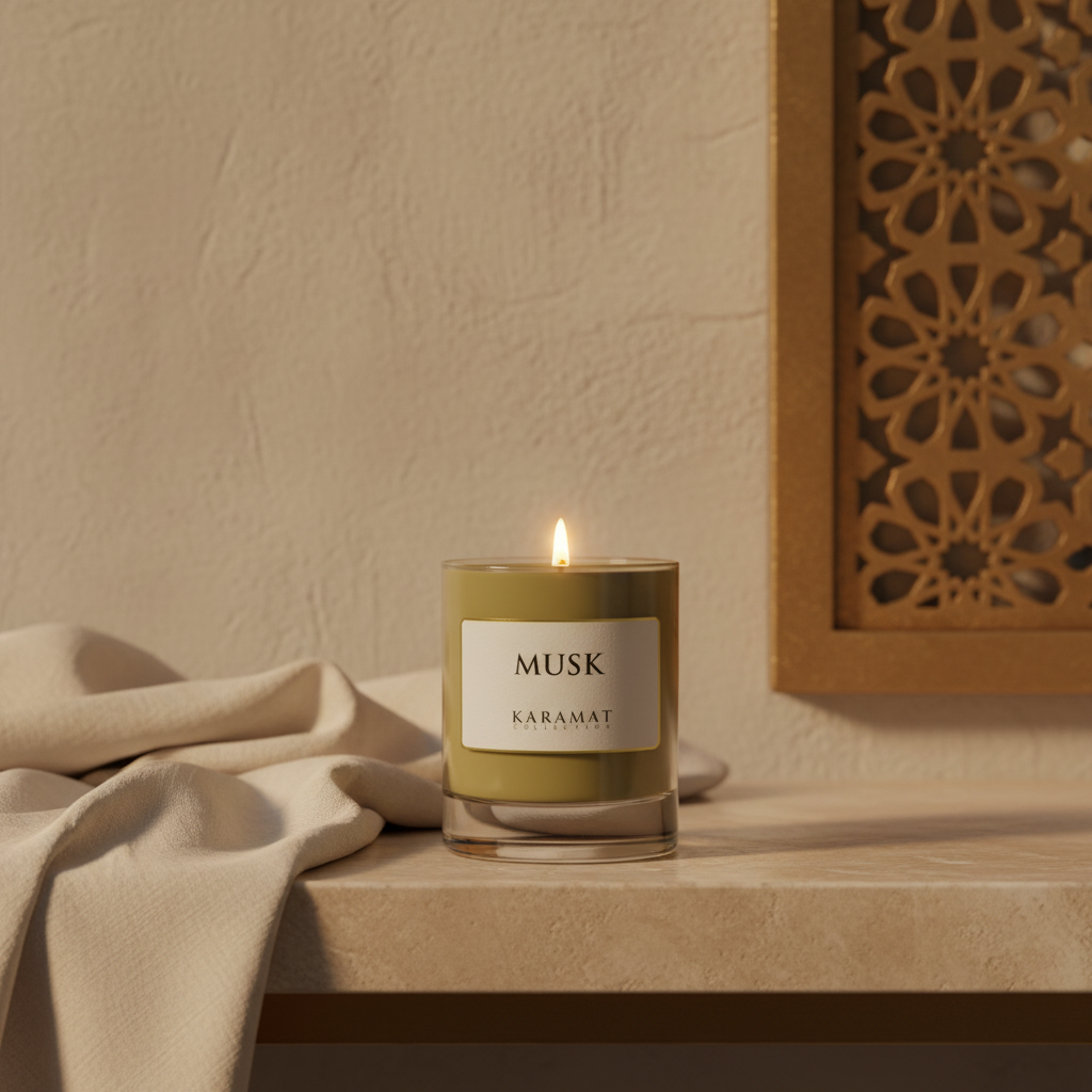 Bougie Parfumée Musc – Subtilité Musquée