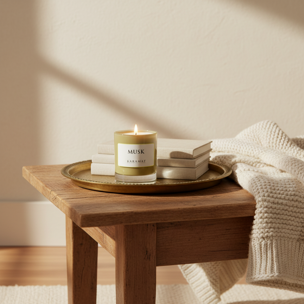 Bougie Parfumée Musc – Subtilité Musquée