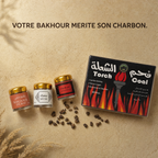 Charbon pour bakhour — 60 pastilles à allumage rapide