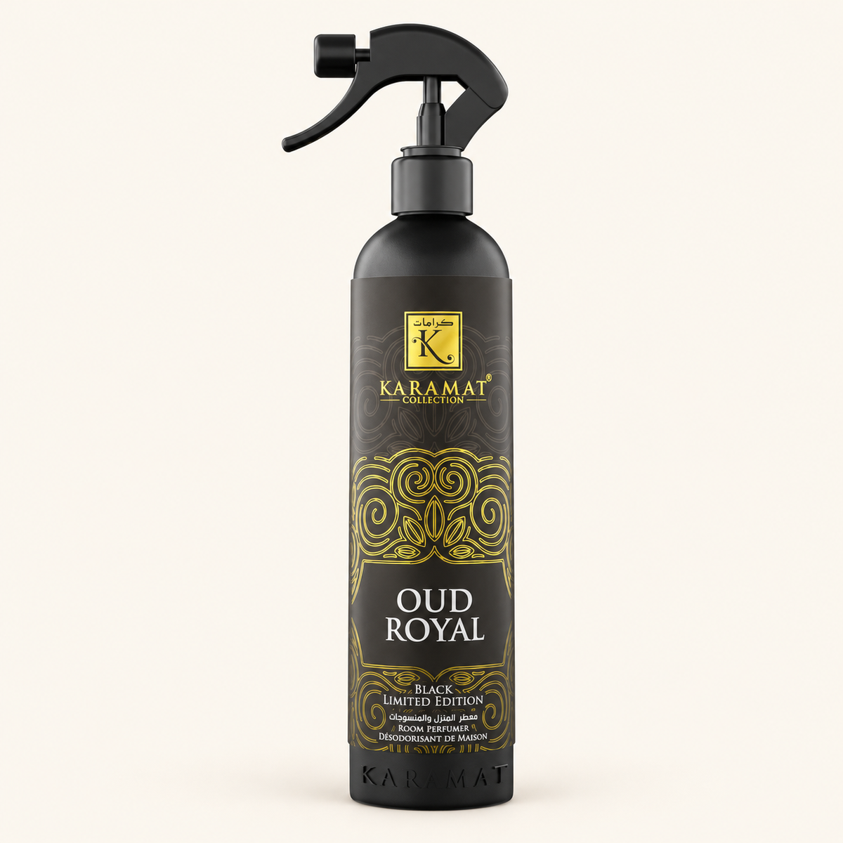 Oud Royal – Elixir Royal Spray 500 ml — flacon sur fond crème