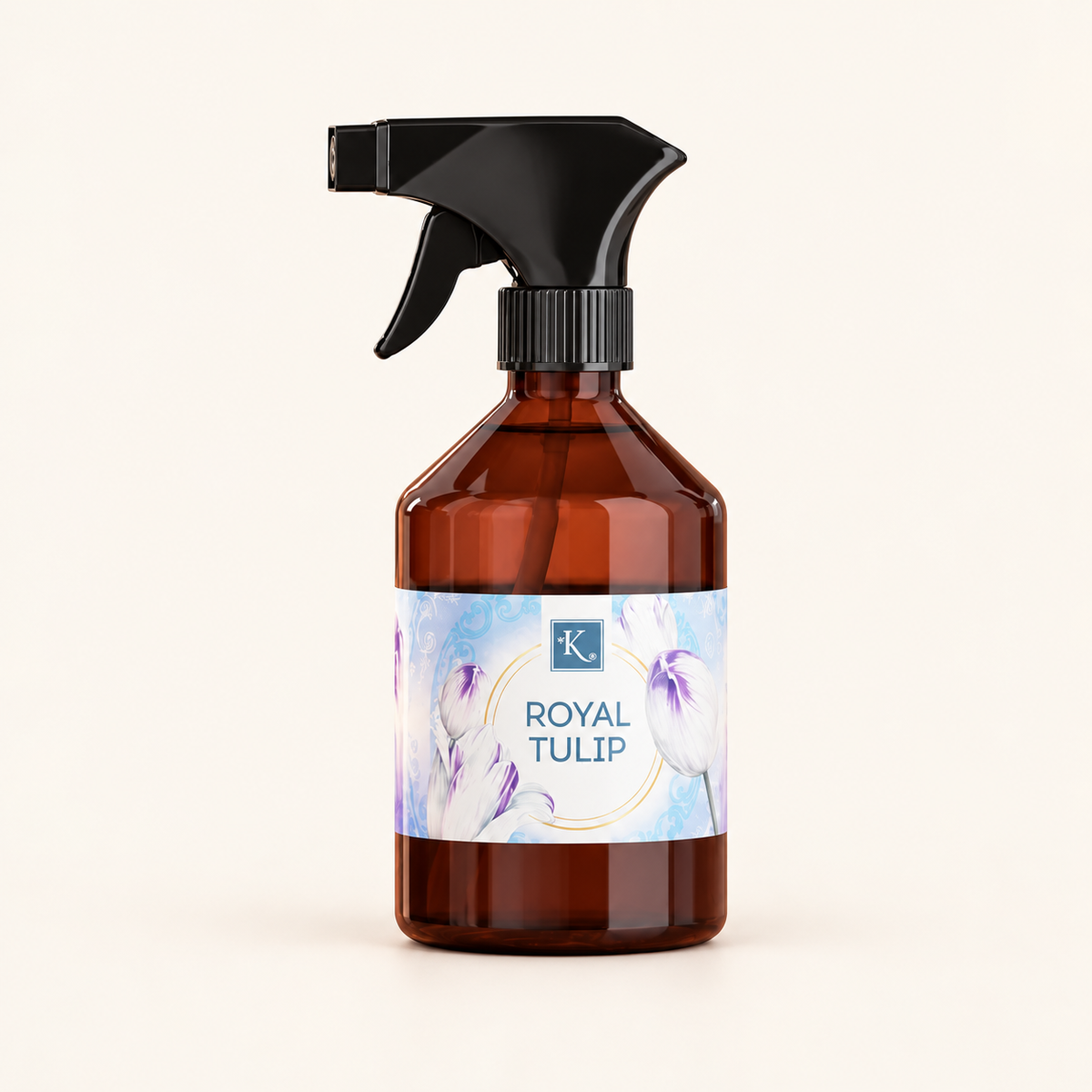 Royal Tulip 500 ml Spray — flacon sur fond crème