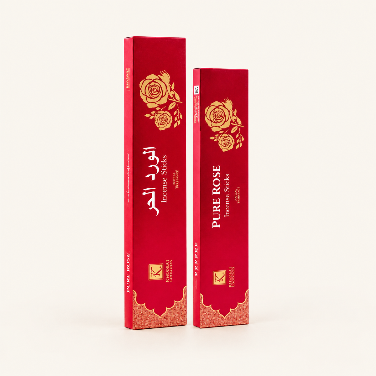 Pure Rose – Bâtonnets d’Encens Rose Pure — produit sur fond crème