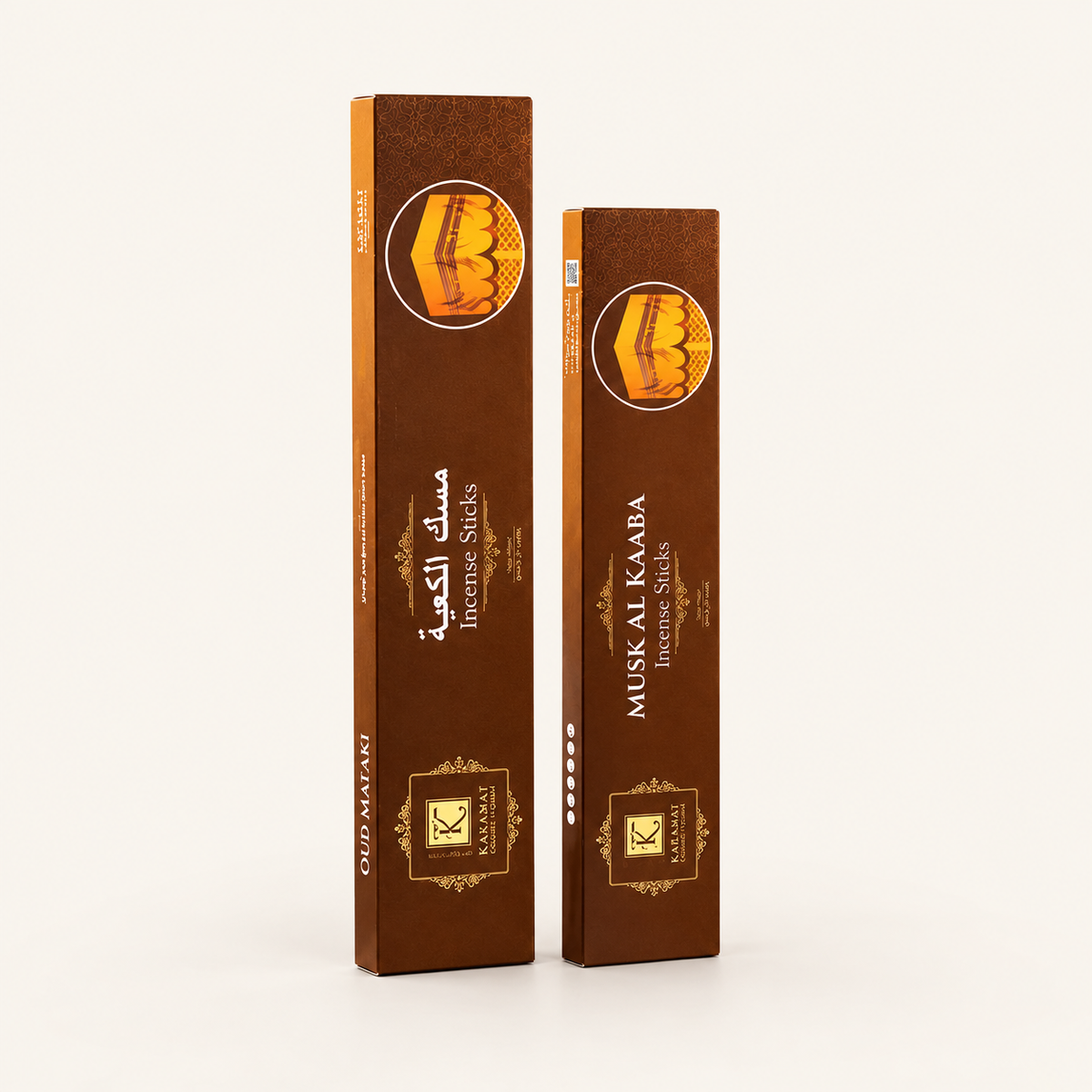 Musc Kaaba – Bâtonnets d’Encens Musc Kaaba — produit sur fond crème