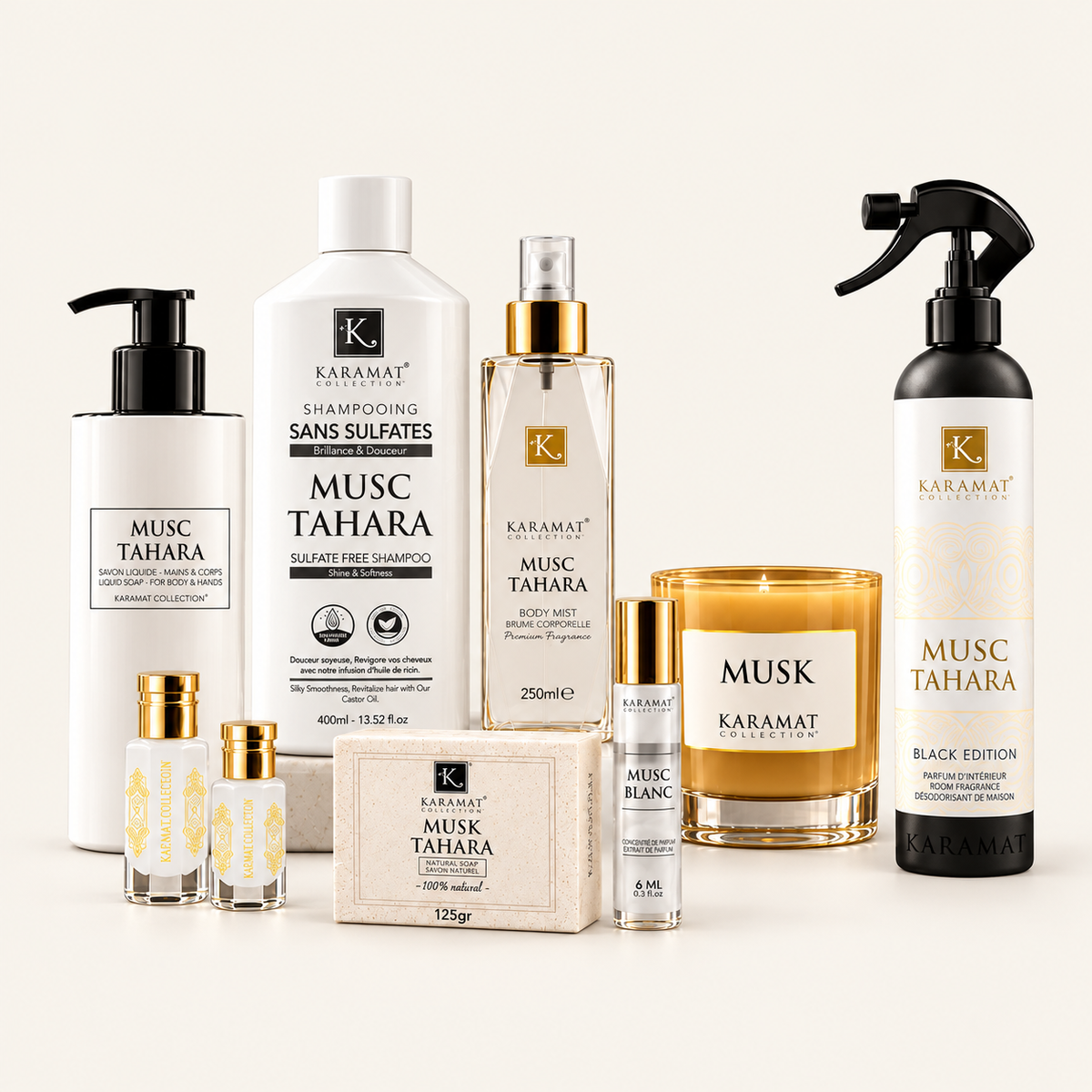 Le Rituel Musc Tahara | Le Rituel du Corps à la Maison — produit sur fond crème